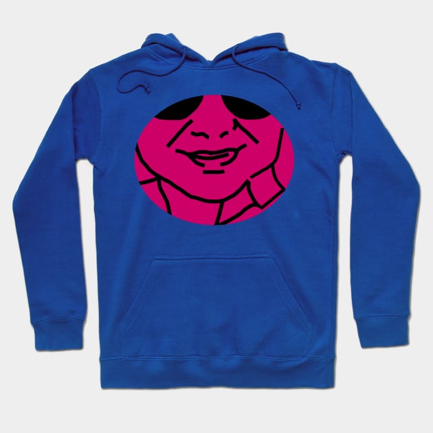 Smiling Friend Outline Hoodie by ellenhenryart